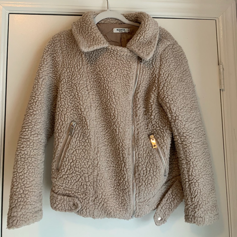 Tan Fluffy Jacket